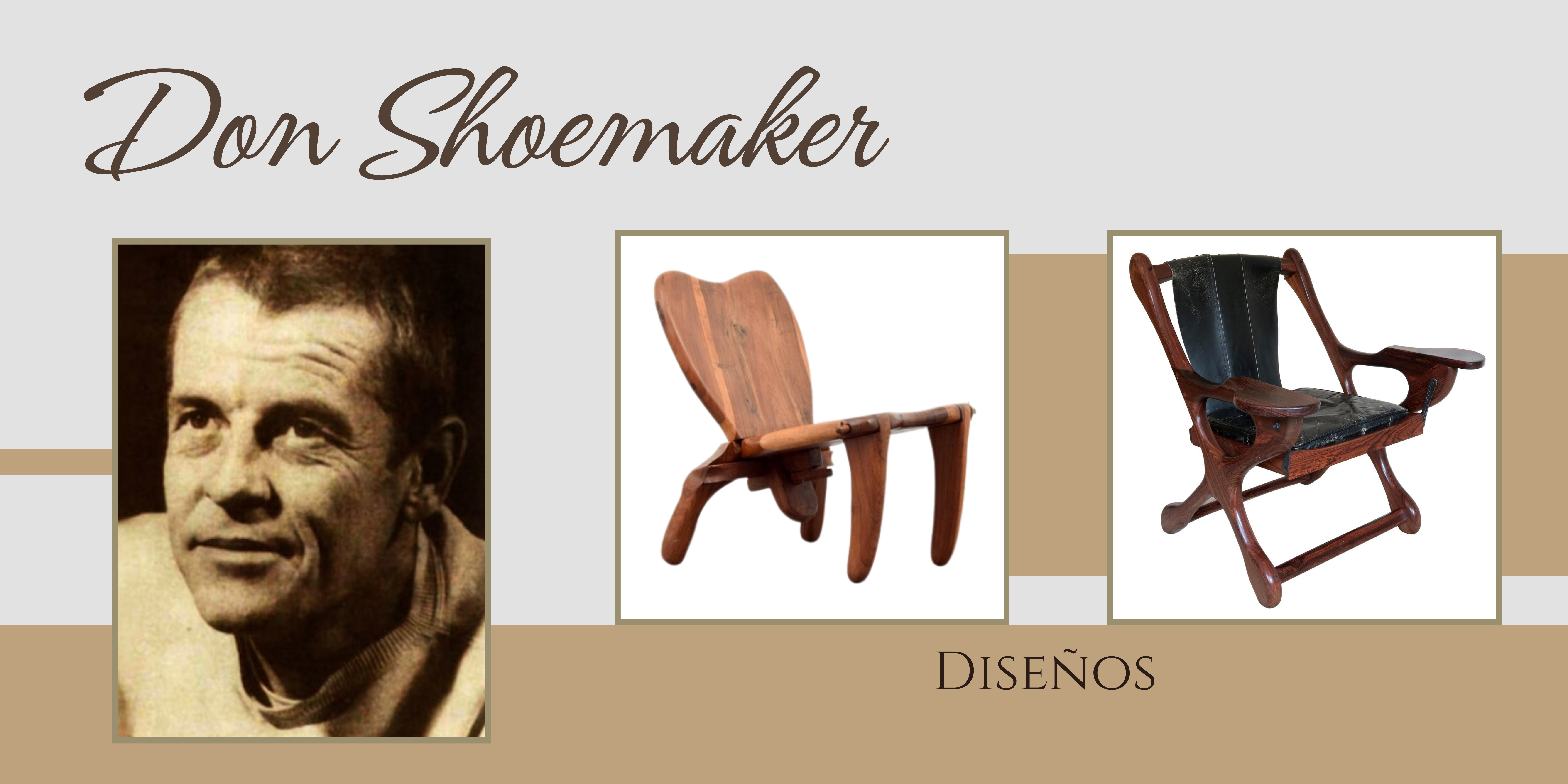 don shoemaker diseñador de muebles artesanales