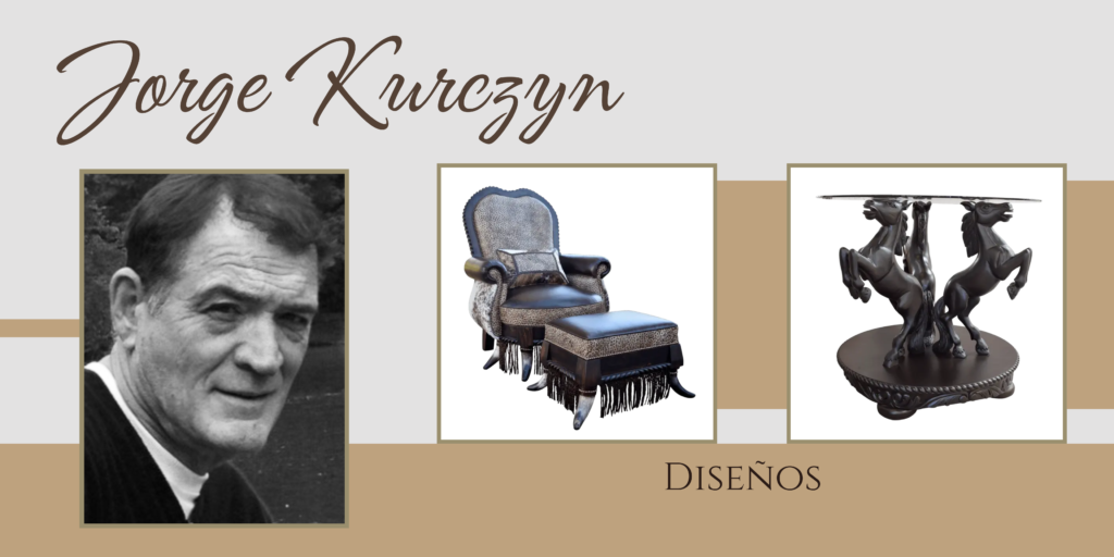 jorge kurczyn diseñador de muebles artesanales